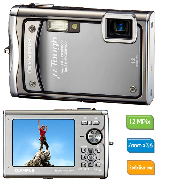 Olympus Μ Tough-8000 (Étanche) Silver