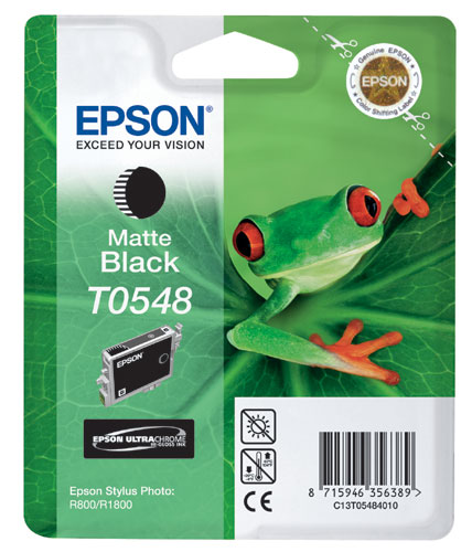 Cartouche Epson T0548 noire mat UltraChrome Hi Gloss