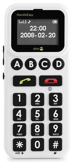 Dora Handleeasy Doro Matra HandleEasy 328gsm - Spécial Seniors - Blanc - Téléphone ...