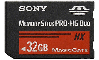 Sony Memory Stick Pro-HG Duo HX 32 Go