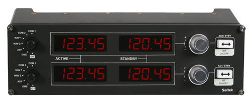Saitek Pro Flight Radio Panel - instrumentpaneel voor vechtsimulator - met bekabeling