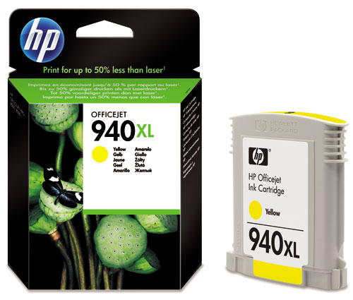 HP 940XL - hoog rendement - geel - origineel - inktcartridge