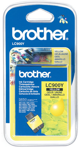 Brother LC900Y - geel - origineel - inktcartridge