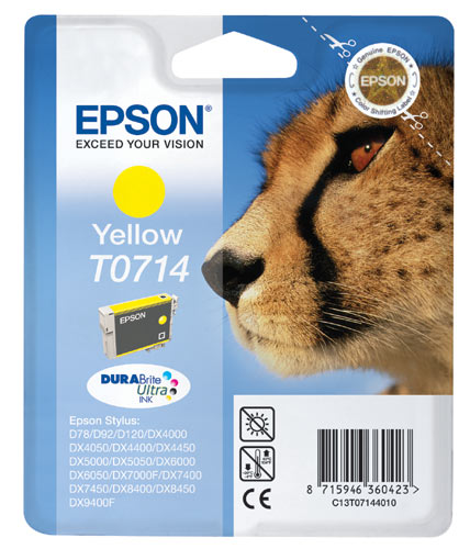 Epson T0714 Yellow Ink - vue 2