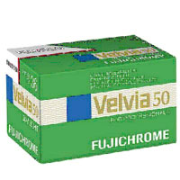 Fujifilm Fujichrome Velvia 50 (RVP50) - pellicule diapositive couleur - 135 (35 mm) - ISO 50 - 36