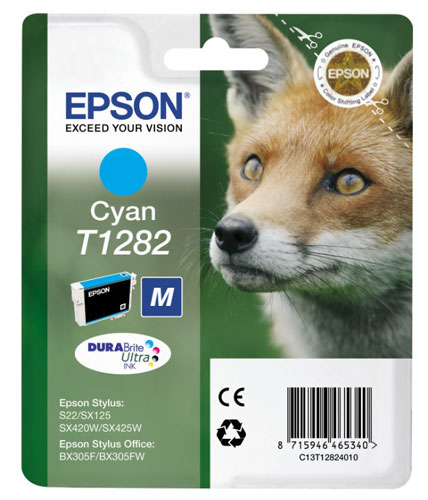 Cartouche d'encre Epson T1282 Renard - Cyan