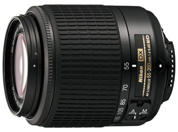 Nikon AF-S DX 55 - 200 mm f/4.0 -5.6 G ED État correct -  reconditionné disponible sur Fnac