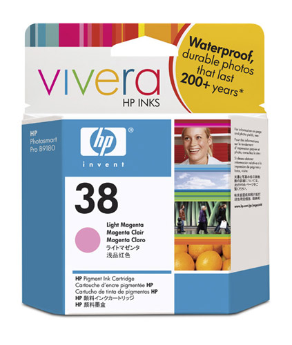 HP 38 - lichtmagenta - origineel - inktcartridge