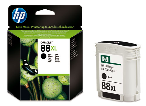 HP 88XL - hoog rendement - zwart - origineel - inktcartridge