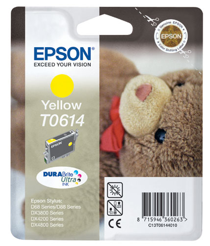 Cartouche Epson T0614 jaune DURABrite Ultra