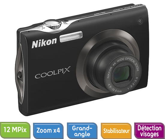 Acheter Nikon CoolPix S4000 Noir Intense État correct - 199,00 € Nikon CoolPix S4000 Noir Intense État correct - reconditionné disponible sur Fnac