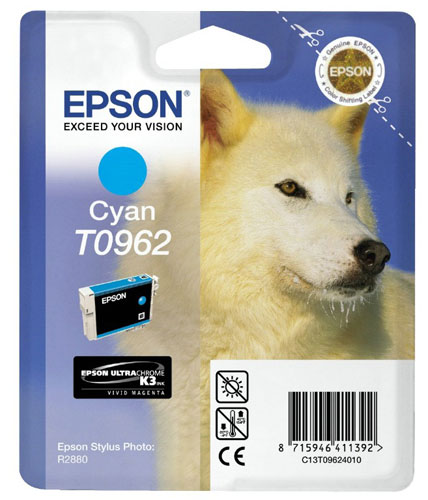 Cartouche Epson T0962 cyan UltraChrome K3