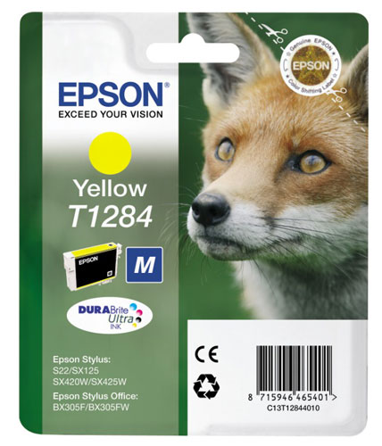 Epson Cartouche d'encre Fox pour Stylus SX445W Series Jaune Lot de 2