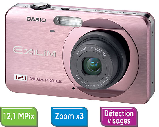 Casio Exilim EX-Z90 Rose Pale - Appareil photo compact - Achat