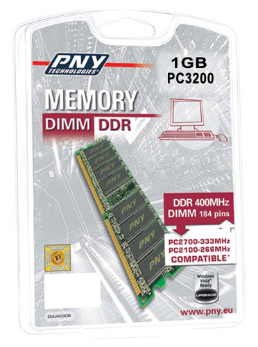 RAM 1 Go Jetway 868AS DDR PC-3200 – Neuve, Garantie à Vie, Par OFFTEK