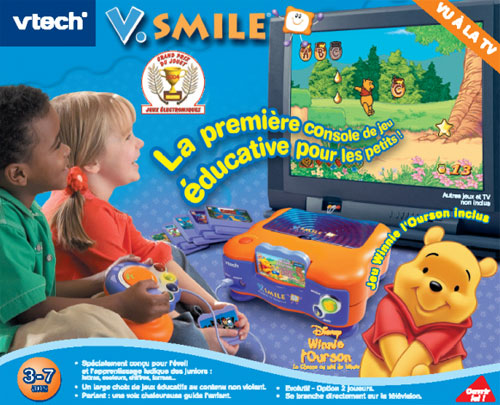 VTech Console éducative V.Smile + jeu Winnie l'Ourson - Console