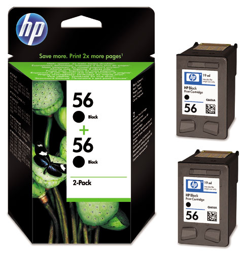 HP 56 - 2 - zwart - origineel - inktcartridge