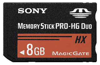 Sony Memory Stick Pro-HG Duo 8 Go HX