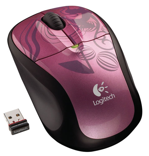 Logitech M305 - Souris - optique - sans fil - 2.4 GHz - récepteur sans fil  USB - Rose - Souris - Achat & prix
