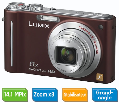 Panasonic Lumix Dmc-Zx3 Ef-T Chocolat