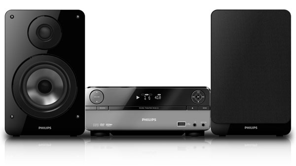 Chaîne Hi-Fi Philips MCM5 Argentée - Lecteur CD Occasion & Bon état