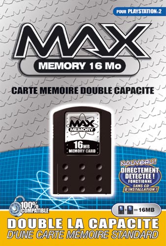 Bigben Carte Mémoire Max Memory pour PlayStation 2 - Autre accessoire  gaming - Achat & prix