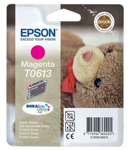 Cartouche Epson T0613 Magenta QuickDry