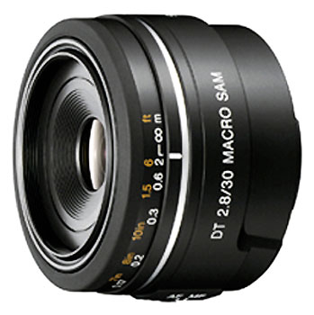 SONY Objectif reflex  A DT 30mm f/2,8 macro SAM Noir 