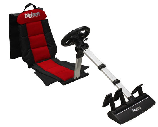 Volant sans fil + siège baquet pour PS2/PS3 et PC BigBen - Volant