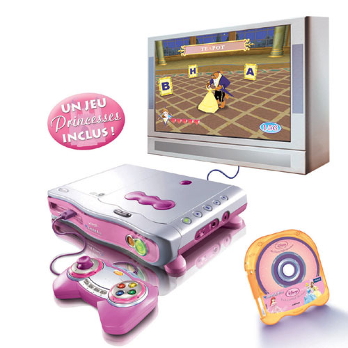 VTech Console V.Smile Pro Rose + Jeu Disney Princesses - Console  rétrogaming - Achat & prix