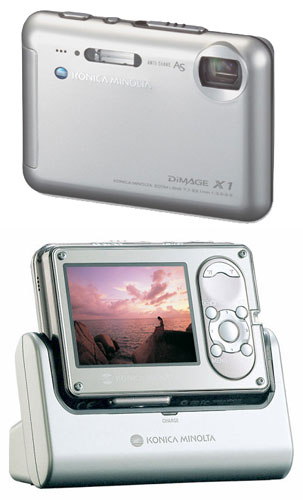 Konica Minolta Dimage X1 argent - Appareil photo compact - Achat