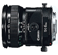 Objectif reflex Canon TS-E 45 mm f/2.8
