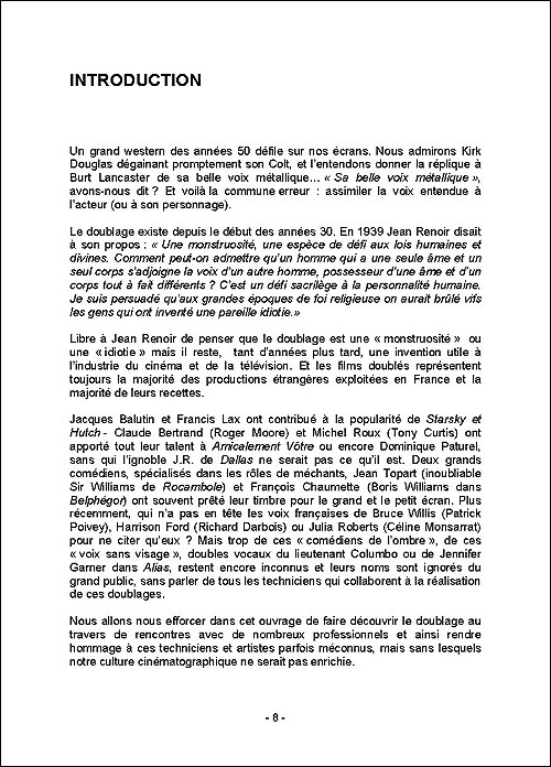 rencontres autour du doublage des films et des séries télé