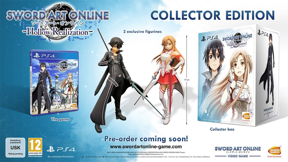 Sword Art Online: Hollow Realisation Collector's Edition PS4 - Compra