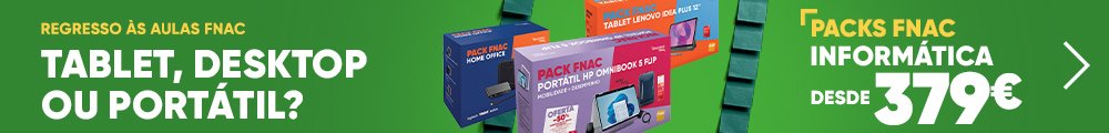 Regresso ás aulas FNAC. 19 agosto a 30 setembro. Como é que ativo o modo escola? Packs FNAC Informática desde 379€.