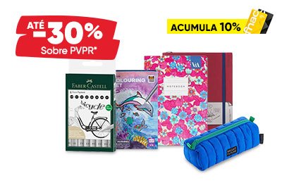 até -30% sobre pvpr + 10% em Cartão FNAC
